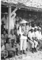 Adat officials watching dances from Baileu. (41kb)