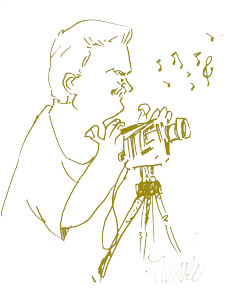 Filmmaker Caricature